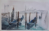 ACUARELA. 50 x 32 cm. "Venecia".